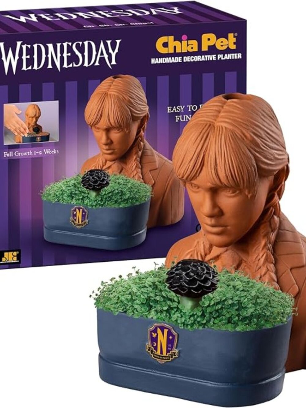 WEDNESDAY The Adams Family - Chia Pet - NEW NIB